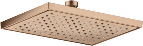 AXOR-HG-AXOR-ShowerSolutions-Kopfbrause-245-185-1jet-EcoSmart-Brushed-Red-Gold-35387310 gallery number 1